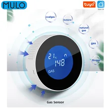 Tuya Wifi Gas Detector Control Combustible Gas Leak Detector LCD Display Household Home Smart Life Security Alarm Detector
Tuya Wifi Gas Detector Control Combustible Gas Leak Detector LCD Display Household Home Smart Life Security Alarm Detector
