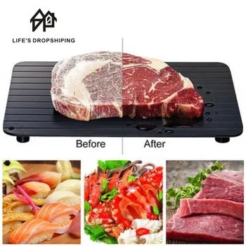 Fast Thaw Frozen Food Meat Fruit Quick Defrosting Plate Board Defrost Tray Kitchen Gadgets Defrosting Tray planche Dropshipping
Fast Thaw Frozen Food Meat Fruit Quick Defrosting Plate Board Defrost Tray Kitchen Gadgets Defrosting Tray planche Dropshipping