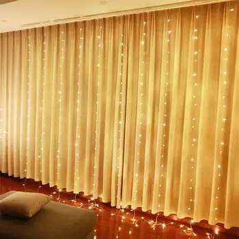 Romantic Curtain Light String 100LED Garden Festival Landscape Lamp LED Light String Remote Light String 3.0Mx1M USB Parties
Romantic Curtain Light String 100LED Garden Festival Landscape Lamp LED Light String Remote Light String 3.0Mx1M USB Parties