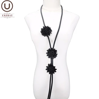 UKEBAY New Black Flower Pendant Necklaces For Women Long Necklace Rubber Jewelry Design Luxury Gothic Clothes Accessories Chains
UKEBAY New Black Flower Pendant Necklaces For Women Long Necklace Rubber Jewelry Design Luxury Gothic Clothes Accessories Chains