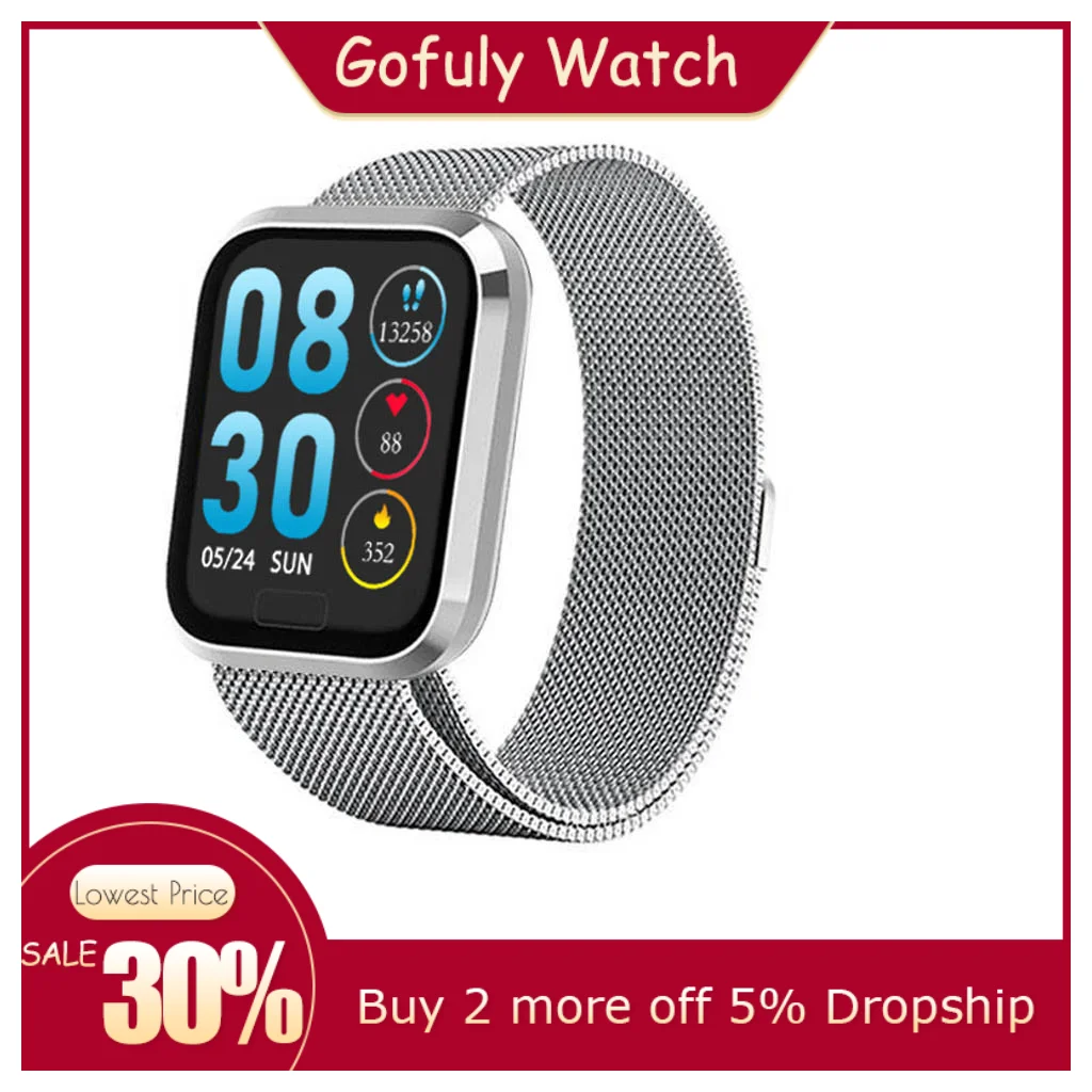 Gofuly M98 Smart Watch For Android iOS Sports Fitness Calorie Wristband Wear SmartWatch Heart Rate Monitor Women Clock Smart#30
Gofuly M98 Smart Watch For Android iOS Sports Fitness Calorie Wristband Wear SmartWatch Heart Rate Monitor Women Clock Smart#30