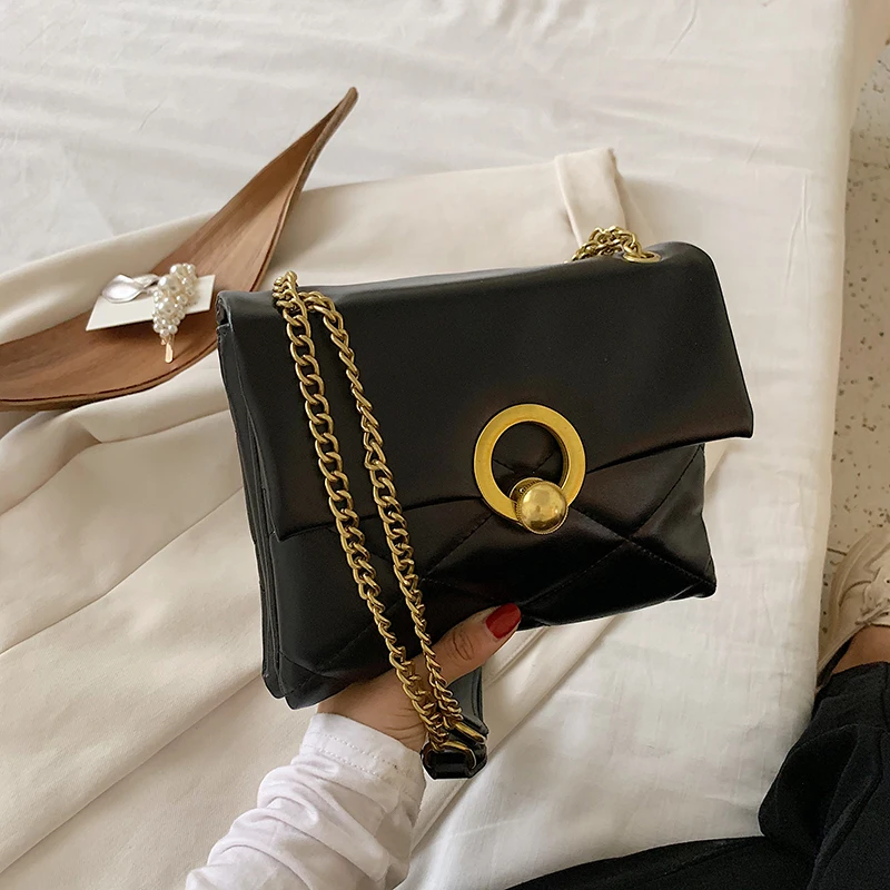 Small Chain PU Leather Shoulder Crossbody Bags for Women 2021 Winter Designer Handbag Trend Lady Elegant Women's Luxury Hand Bag
Small Chain PU Leather Shoulder Crossbody Bags for Women 2021 Winter Designer Handbag Trend Lady Elegant Women's Luxury Hand Bag