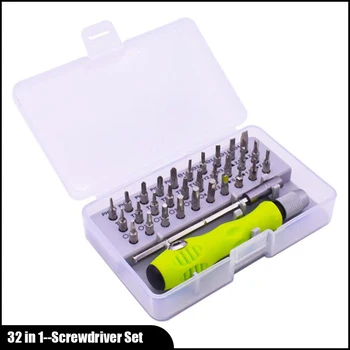 32-in-1 Multifunction Mobile Phone Digital Camera Disassembly Repair Tool Metal Screwdriver Combination Set
32-in-1 Multifunction Mobile Phone Digital Camera Disassembly Repair Tool Metal Screwdriver Combination Set