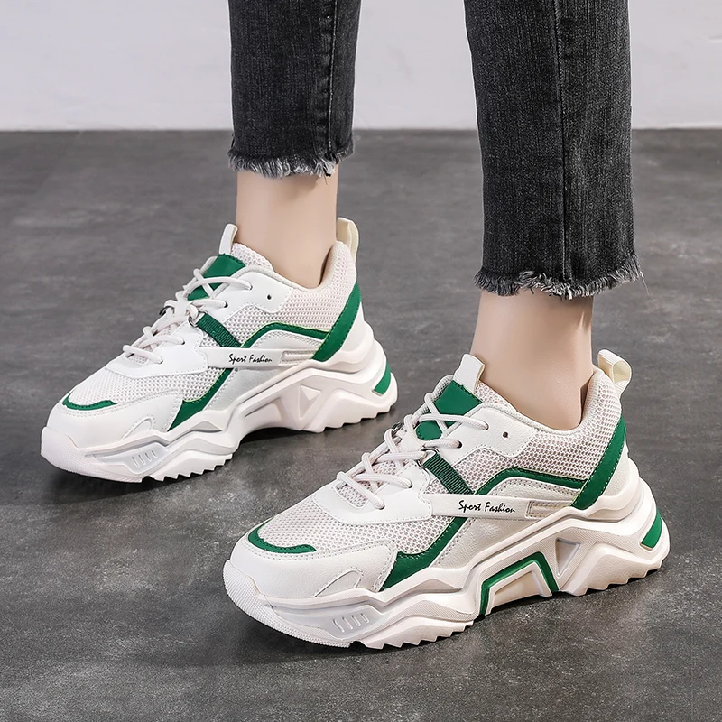 2019 Summer Platform Black Green Beige Women Sneakers Mesh Sock Jelly Shoes Tennis Trainers Woman Casual Shoes Size 35-46 
2019 Summer Platform Black Green Beige Women Sneakers Mesh Sock Jelly Shoes Tennis Trainers Woman Casual Shoes Size 35-46