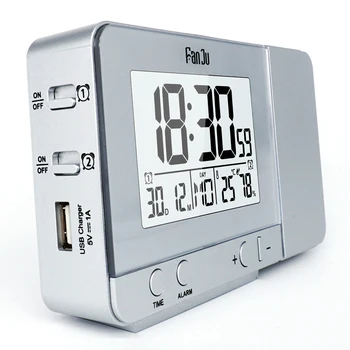 Hot LED Display Time Digital Alarm Clock LCD Projection Clock Digital Date Snooze Function Backlight Rotatable Projector Clock
Hot LED Display Time Digital Alarm Clock LCD Projection Clock Digital Date Snooze Function Backlight Rotatable Projector Clock