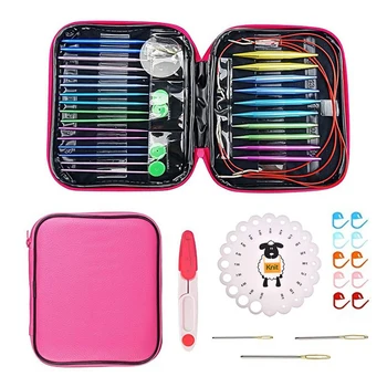 39/41/54pcs Diy Aluminum Crochet Hooks Pin Knit Weave Multicolor Craft Sewing Needles Yarn Tool Kit
39/41/54pcs Diy Aluminum Crochet Hooks Pin Knit Weave Multicolor Craft Sewing Needles Yarn Tool Kit