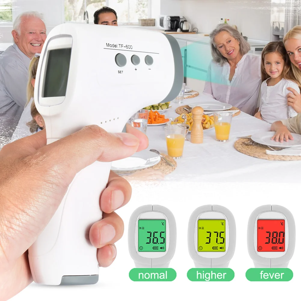 Handheld Infrared Thermometer Temperature Meter Non-contact Forehead Measuring Adult Baby New Arrival
Handheld Infrared Thermometer Temperature Meter Non-contact Forehead Measuring Adult Baby New Arrival