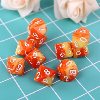 60pcs/set 10 Sided D10 Polyhedral Dices Numbers Dials Desktop Table Board Game N0HA
60pcs/set 10 Sided D10 Polyhedral Dices Numbers Dials Desktop Table Board Game N0HA