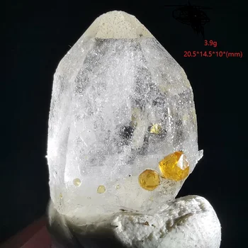 3.9-10g.Natural crystal pillar crystal garnet quartz decorated hexagonal point geomantic aura energy healing mineral specimen
3.9-10g.Natural crystal pillar crystal garnet quartz decorated hexagonal point geomantic aura energy healing mineral specimen