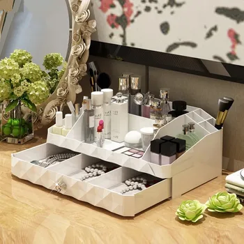 ABS Makeup Organizer Female Cosmetics Storage Box Lipstick Makeup Box Skin Care Brush Rack
ABS Makeup Organizer Female Cosmetics Storage Box Lipstick Makeup Box Skin Care Brush Rack