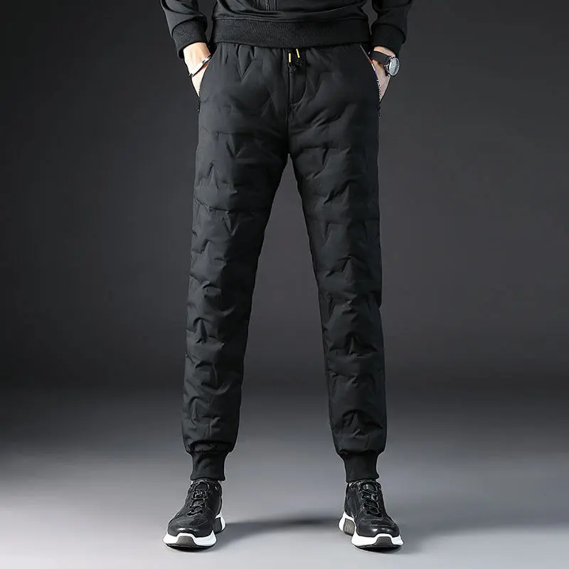 Men Down Pants Outdoor Sports Thickened Thermal Waterproof White Duck Down Trousers Winter Skiing Hiking Warm Down Cotton Pants
Men Down Pants Outdoor Sports Thickened Thermal Waterproof White Duck Down Trousers Winter Skiing Hiking Warm Down Cotton Pants