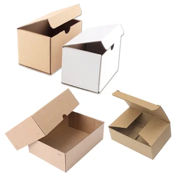 소기업용 골판지 상자 선물 상자, 우편 운송용 우편물 배송 상자, 3 층 주름 크래프트 종이 상자, 10 개