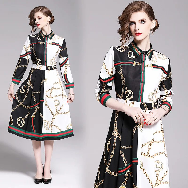 Luxury Designer Baroque Print Gothic Dress Plus Size Women Spring Autumn Winter Long Sleeve Party Prom Ladies Runway Dresses
Luxury Designer Baroque Print Gothic Dress Plus Size Women Spring Autumn Winter Long Sleeve Party Prom Ladies Runway Dresses
