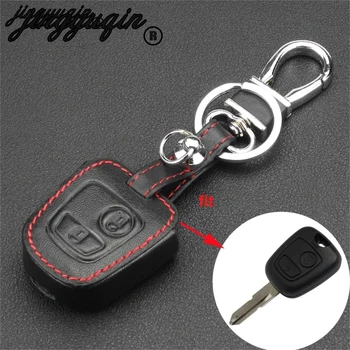 jingyuqin Remote Car Key Cover Leather Case For Citroen c4 c5 Berlingo Xsara Picasso Aygo for Peugeot 206 207 307 107 406 408
jingyuqin Remote Car Key Cover Leather Case For Citroen c4 c5 Berlingo Xsara Picasso Aygo for Peugeot 206 207 307 107 406 408