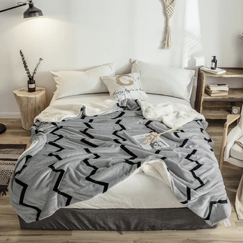 Stripe Fleece Blanket on The Bed Soft Flannel for Sofa Bedspread Home Decor Throw Blanket
Stripe Fleece Blanket on The Bed Soft Flannel for Sofa Bedspread Home Decor Throw Blanket