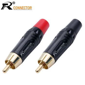2pcs High quality RCA male Connector gold plating RCA male plug audio adapter black&red
2pcs High quality RCA male Connector gold plating RCA male plug audio adapter black&red