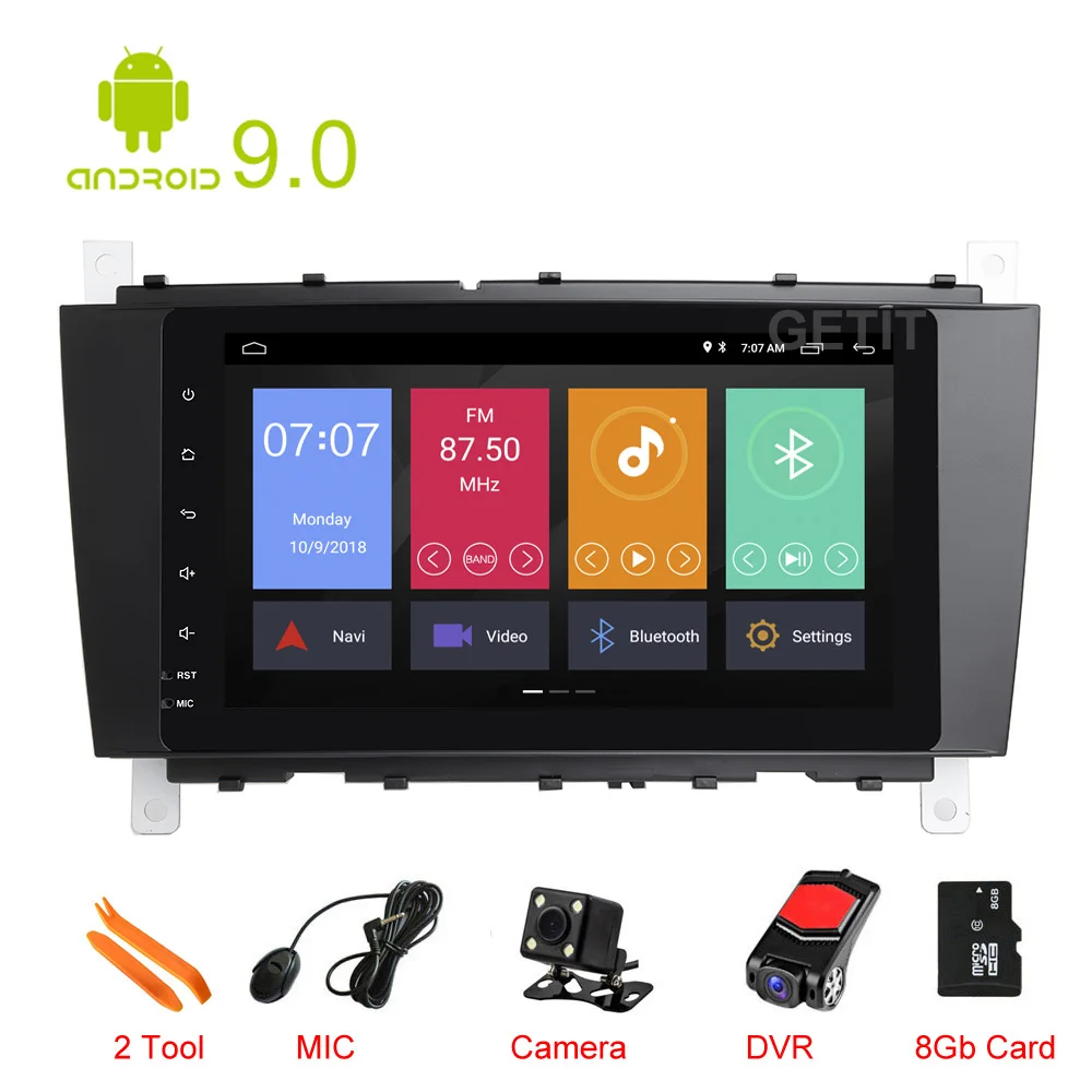 8" DSP IPS Car Multimedia Stereo Radio GPS Android 9 for Mercedes/Benz W203 W209 W219 A-Class A160 C-Class C180 C200 CLK200
8" DSP IPS Car Multimedia Stereo Radio GPS Android 9 for Mercedes/Benz W203 W209 W219 A-Class A160 C-Class C180 C200 CLK200