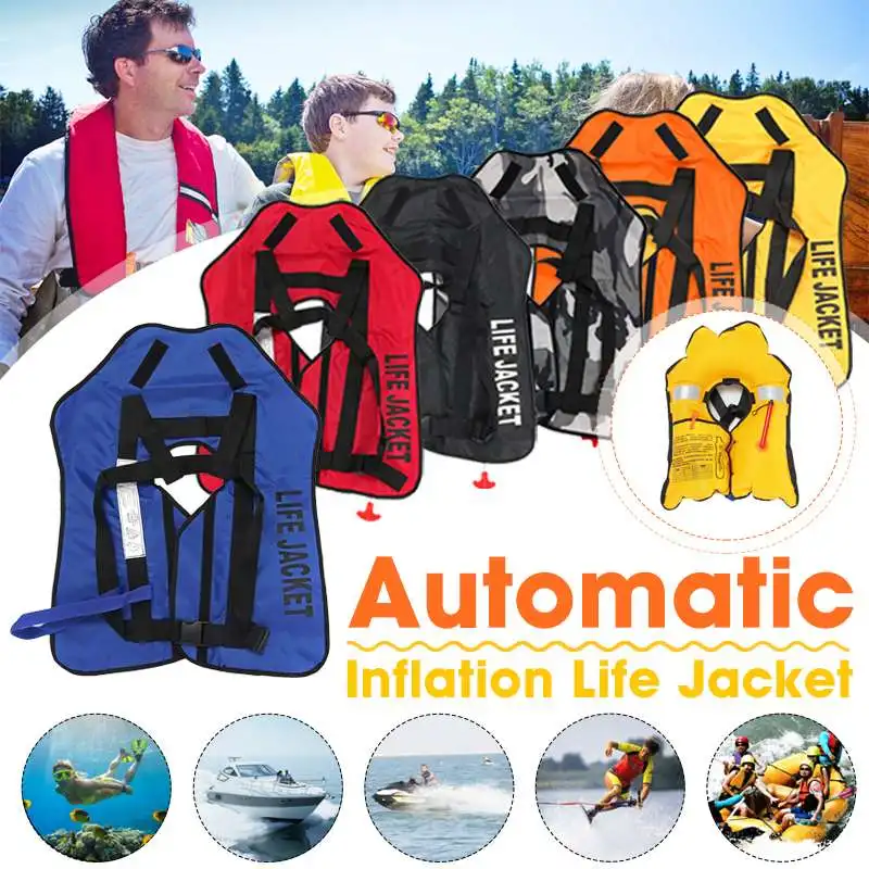10 Colors Automatic Inflatable Professional Life Jacket Adult Swiming Fishing Vest Swimwear Water Sports Swimming Survival Vest
10 Colors Automatic Inflatable Professional Life Jacket Adult Swiming Fishing Vest Swimwear Water Sports Swimming Survival Vest