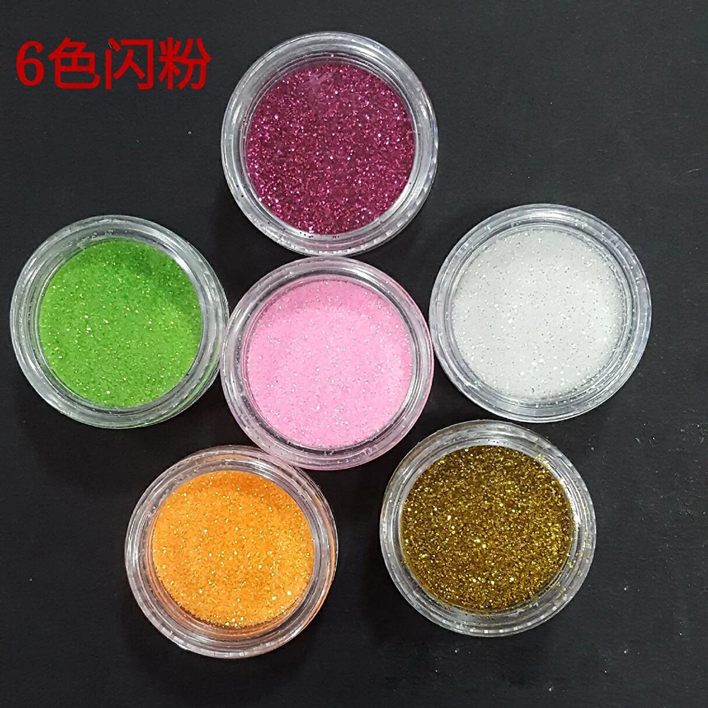 6 Colors/set Sugar Colorful Glitter Powder Summer Decor Manicure Pigment Powder Dust Tips Bathroom Accessories Sets 70 80
6 Colors/set Sugar Colorful Glitter Powder Summer Decor Manicure Pigment Powder Dust Tips Bathroom Accessories Sets 70 80