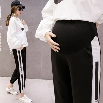 Make pregnant women trousers fashion pregnancy early spring the spring and autumn period and the external loose cargo pants 
Make pregnant women trousers fashion pregnancy early spring the spring and autumn period and the external loose cargo pants