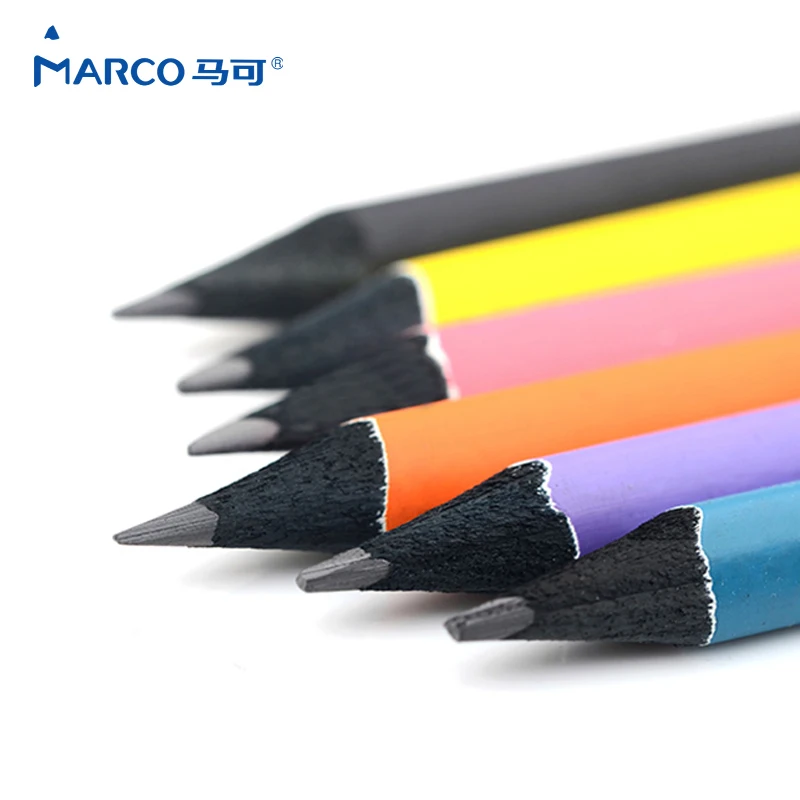 Marco 9007 /9008 HB Pupils Practice Writing Pencil Black Wood Triangle Pen Lead Core Is Not Easy To Break Smooth Write
Marco 9007 /9008 HB Pupils Practice Writing Pencil Black Wood Triangle Pen Lead Core Is Not Easy To Break Smooth Write