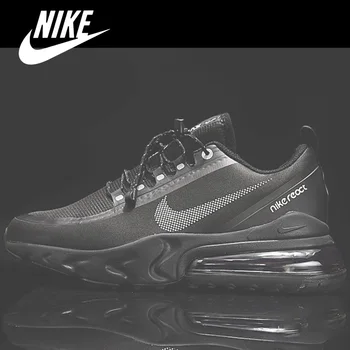

Original New Arrival Nike Air Max 270 V2 React Run Utility Men Lightweight Breatheable Running Shoes Black Size 40-45