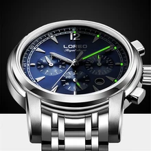 LOREO Fashion Blue Watch Men Brand Automatic Mechanical Calendar Week Waterproof Men's Wristwatch Male Clock Relogio Masculino
LOREO Fashion Blue Watch Men Brand Automatic Mechanical Calendar Week Waterproof Men's Wristwatch Male Clock Relogio Masculino