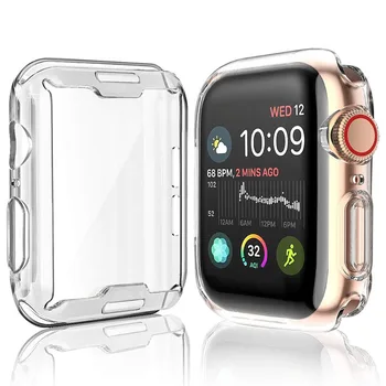 Transparent Cover for Apple Watch Series 3 2 1 38MM 42MM 360 Full Soft Clear TPU Screen Protector Case for iWatch 4/5 44MM 40MM
Transparent Cover for Apple Watch Series 3 2 1 38MM 42MM 360 Full Soft Clear TPU Screen Protector Case for iWatch 4/5 44MM 40MM