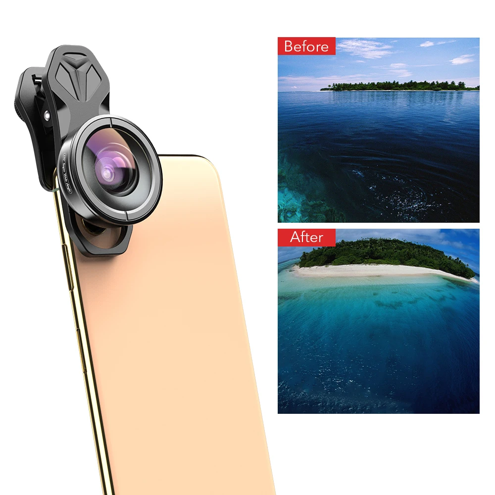 

APEXEL HD optic phone lens 170 degree super wide angle lens Camera optical Lenses for iPhonex xs max xiaomi all smartphone