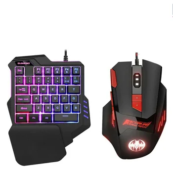 Single Keyboard Mouse Set Wired Gaming Keyboard Keypad USB Concave Key Cap 35 Keys Hand-held Design for Computer PC Laptop Game
Single Keyboard Mouse Set Wired Gaming Keyboard Keypad USB Concave Key Cap 35 Keys Hand-held Design for Computer PC Laptop Game