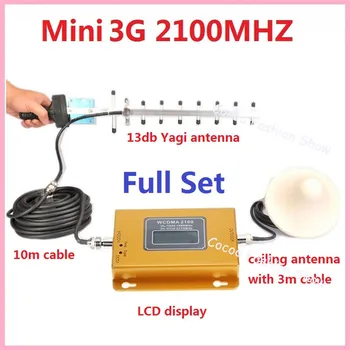 ZQTMAX 3G Repeater 2100MHz UMTS Cellular Signal Amplifier WCDMA Signal Booster with 13dbi Outdoor Yagi antenna cable
ZQTMAX 3G Repeater 2100MHz UMTS Cellular Signal Amplifier WCDMA Signal Booster with 13dbi Outdoor Yagi antenna cable
