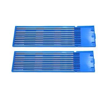 20Pcs Wy20 Tungsten Electrode Tig Rod for Option 2.0% Lanthanated for Tig Welding Machine - 10Pcs 2.4 Mm & 10Pcs 3.2 Mm
20Pcs Wy20 Tungsten Electrode Tig Rod for Option 2.0% Lanthanated for Tig Welding Machine - 10Pcs 2.4 Mm & 10Pcs 3.2 Mm