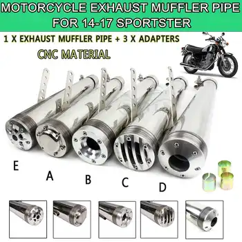 38-45mm Retro Blavk Motorcycle Muffler Exhaust Pipe with 3 Adapters Slip on CNC Billet Cap For Sportster 2014 2015 2016 2017
38-45mm Retro Blavk Motorcycle Muffler Exhaust Pipe with 3 Adapters Slip on CNC Billet Cap For Sportster 2014 2015 2016 2017
