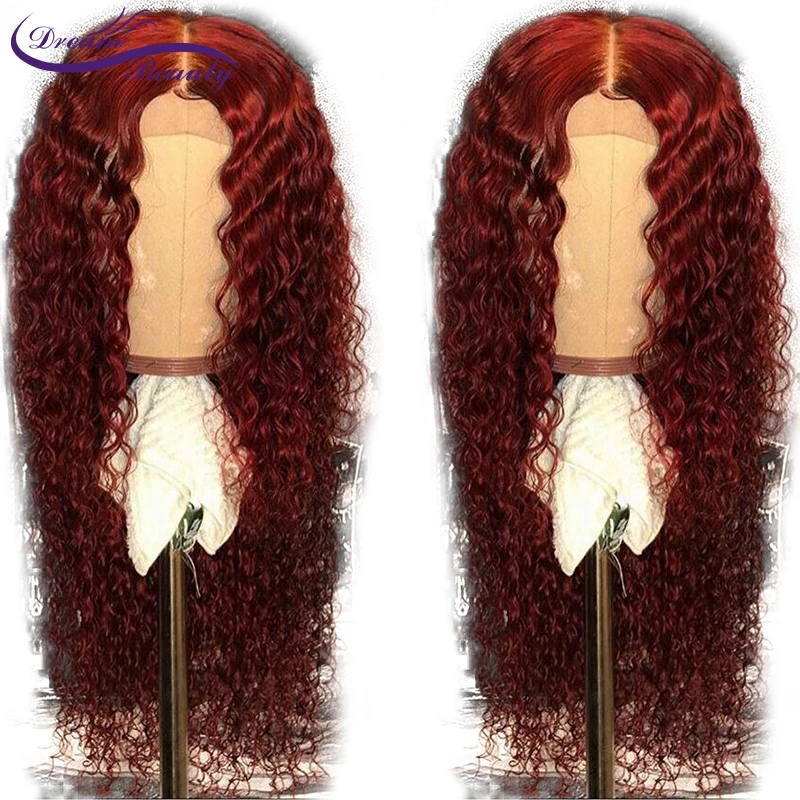 13x6 Lace Front wig Human Hair Burgundy Colored Human Hair Curly Wigs 99j Ombre Color Brazilian Lace Remy Wig Dream Beauty
13x6 Lace Front wig Human Hair Burgundy Colored Human Hair Curly Wigs 99j Ombre Color Brazilian Lace Remy Wig Dream Beauty