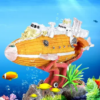 Aquarium Ornament Octopus Rock Base Cave Decoration Aquarium Fish Tank Decoration Resin Wreck Airship
Aquarium Ornament Octopus Rock Base Cave Decoration Aquarium Fish Tank Decoration Resin Wreck Airship