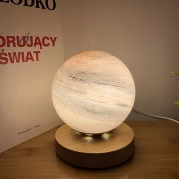 USB Power 3D Glass Moon Lamp Universe Starry Sky Solid Wood Base Night Light Stray Planet Light Blue/Yellow 
USB Power 3D Glass Moon Lamp Universe Starry Sky Solid Wood Base Night Light Stray Planet Light Blue/Yellow