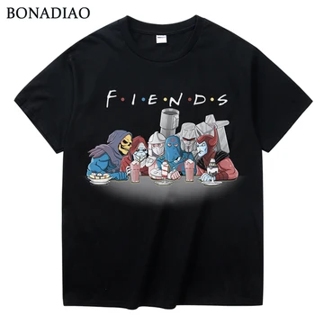 Vintage Cartoon Universe Skeletor Shredder Megatron T Shirt Casual Camiseta Round Neck Funny Friends Homme Tee Shirt
Vintage Cartoon Universe Skeletor Shredder Megatron T Shirt Casual Camiseta Round Neck Funny Friends Homme Tee Shirt
