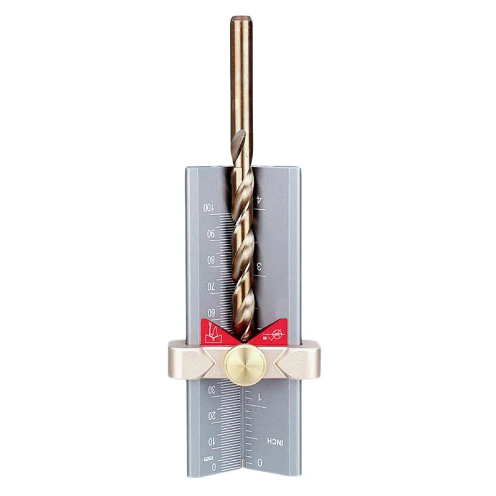 Multifunction Movable Drill Guide Depth Angle Ruler Measuring Gauge Drill Length Ruler Woodworking Tools
Multifunction Movable Drill Guide Depth Angle Ruler Measuring Gauge Drill Length Ruler Woodworking Tools