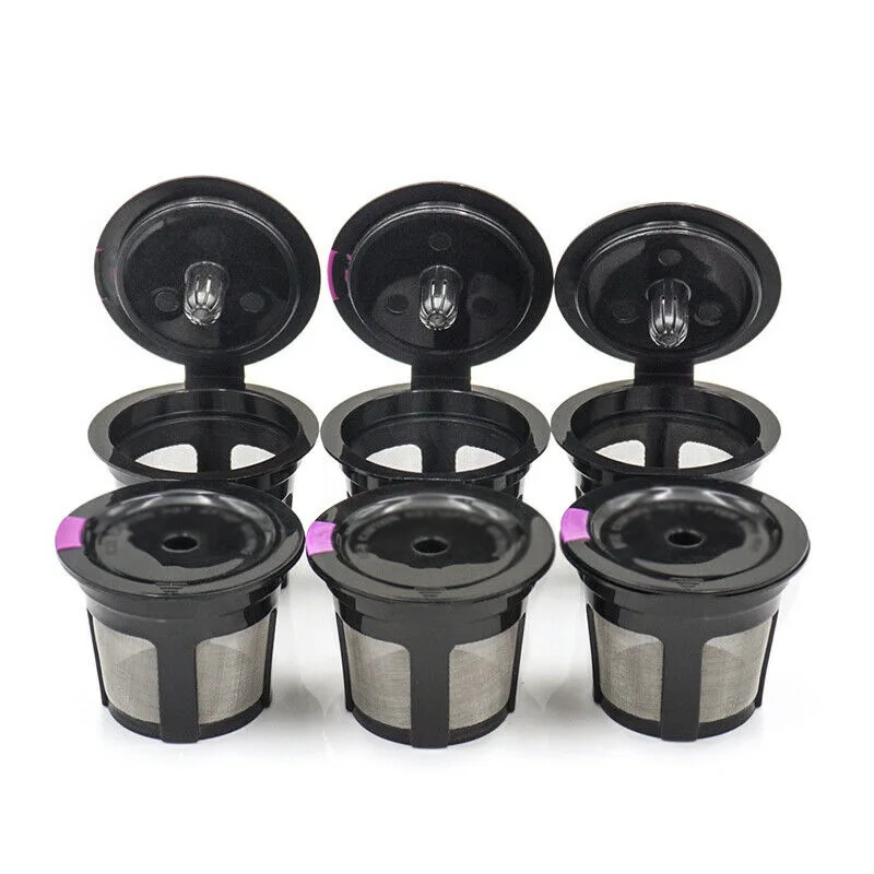 6Pcs/set Cycle Cup Filter Coffee Pods Capsule Bean Powder Shell Replacement Drinkware Pitcher Water Cartridge | Дом и сад