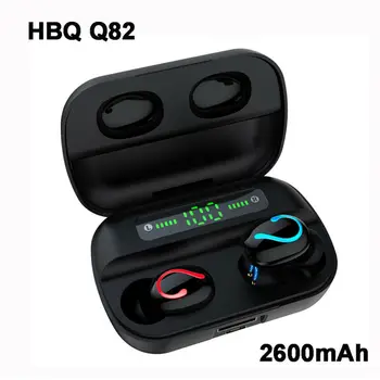 HBQ Q82 TWS Stereo Headset Wireless Bluetooth 5.0 Earphone LED Bluetooth Dual Power Digital Headphones With 2600mAh Charging Box
HBQ Q82 TWS Stereo Headset Wireless Bluetooth 5.0 Earphone LED Bluetooth Dual Power Digital Headphones With 2600mAh Charging Box
