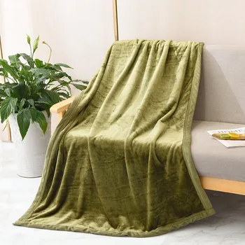 Flannel Blanket Solid Color Thickened Blanket Office Nap Blanket 100cm*140cm
Flannel Blanket Solid Color Thickened Blanket Office Nap Blanket 100cm*140cm
