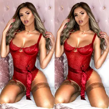 2019 New Fashion Women Sexy Lingerie Red Lace Dress G-string Underwear Babydoll Sleepwear Sets
2019 New Fashion Women Sexy Lingerie Red Lace Dress G-string Underwear Babydoll Sleepwear Sets