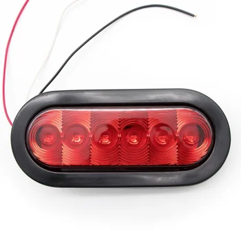 2PCS 6 LED Trailer Truck Boat Red Flange Mount Oval Stop Turn Tail Brake Lights
2PCS 6 LED Trailer Truck Boat Red Flange Mount Oval Stop Turn Tail Brake Lights