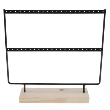 Wooden Texture Metal Jewelry Earrings Bracket Display Stand Hanging earrings, Can Be Hung 44 holes, Essential For Dressing Table
Wooden Texture Metal Jewelry Earrings Bracket Display Stand Hanging earrings, Can Be Hung 44 holes, Essential For Dressing Table