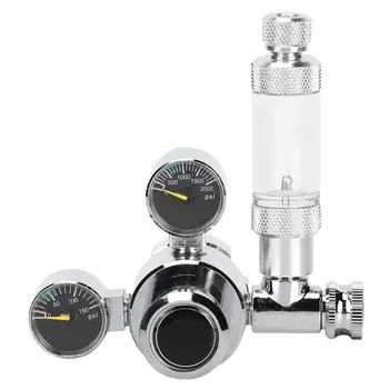 New CO2 Control Stainless Steel Aquarium CO2 Bubble Regulator Counter Water Plants Cylinder Flow Valve Decompression Table W21.8
New CO2 Control Stainless Steel Aquarium CO2 Bubble Regulator Counter Water Plants Cylinder Flow Valve Decompression Table W21.8