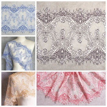 3M/lot Multi color embroidery eyelash lace fabric DIY Underwear bra lace triming textile Lace Ribbon for Garment material Handm
3M/lot Multi color embroidery eyelash lace fabric DIY Underwear bra lace triming textile Lace Ribbon for Garment material Handm
