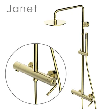 nature of brass shower with the double shower bibcock of cold hot water shower set wiredrawing Jin Dahua spill 
nature of brass shower with the double shower bibcock of cold hot water shower set wiredrawing Jin Dahua spill