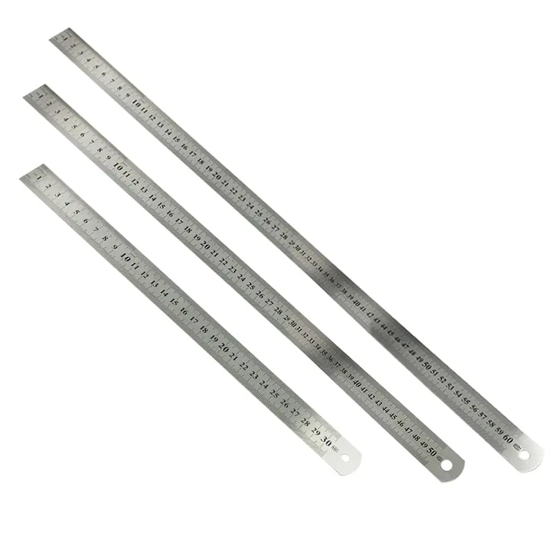 Stainless Steel 1Pcs Metric Steel Ruler Double-sided Scale Metric Ruler Tool Measuring Range Layout15-100 Cm
Stainless Steel 1Pcs Metric Steel Ruler Double-sided Scale Metric Ruler Tool Measuring Range Layout15-100 Cm