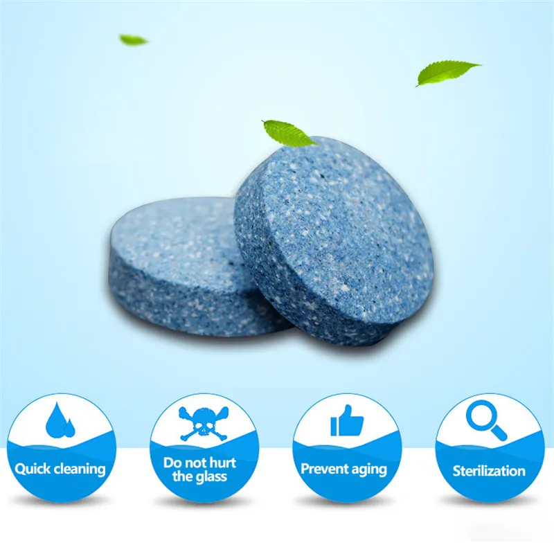 10pcs Condensed Effervescent Tablet Wiper Car Windshield Glass Washer Solid Wiper Concentrated Super Conventional Cleaner Tablet
10pcs Condensed Effervescent Tablet Wiper Car Windshield Glass Washer Solid Wiper Concentrated Super Conventional Cleaner Tablet