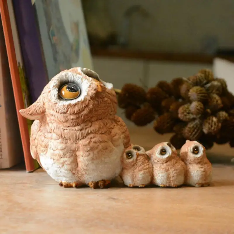 Owl Statue Home Decor Crafts Resin Bedroom Living Room Nordic Style Decoration Minimalist Gift Desk Face Statue Decoration
Owl Statue Home Decor Crafts Resin Bedroom Living Room Nordic Style Decoration Minimalist Gift Desk Face Statue Decoration